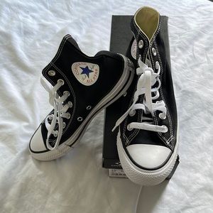 NIB Converse Chuck Taylor All Stars CTAS Black 6.5 Hi-tops High-tops